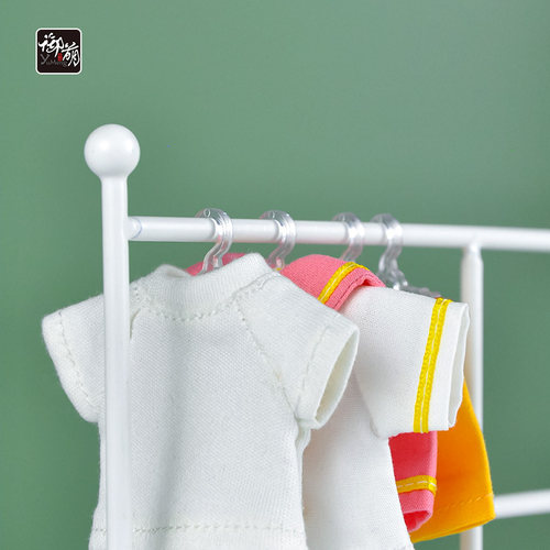 YMY娃衣撑衣架12分bjd娃用小布芭比6/8分晾衣架OB11挂衣服架 - 图2