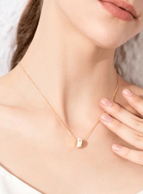 小蛮腰百搭ins情侣锁骨链送女友