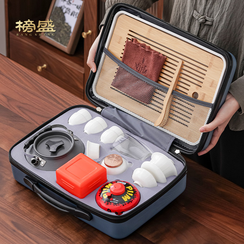 Bangsheng outdoor travel tea set with water kettle