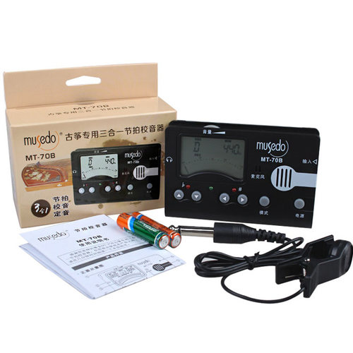 妙事多Musedo MT-70B校音器三合一节拍定音器古筝专用调音器包邮 - 图1