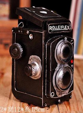 老式海鸥相机复古铁皮相机模型橱窗陈列婚纱摄影道具影楼摆件