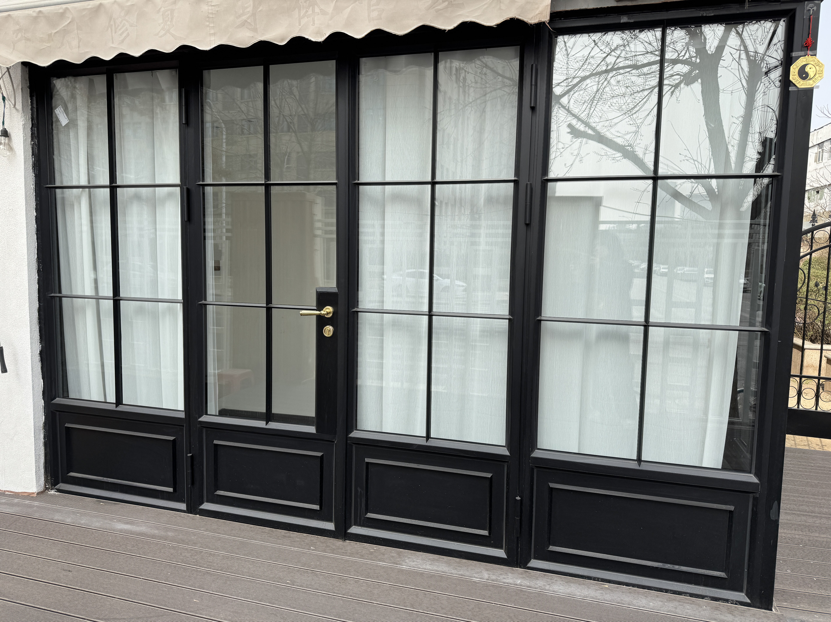 定制60系列法式复古老钢门断桥铝合金四扇对开阳台书房双开门,淘宝优惠券,粉丝福利购,淘宝优惠卷