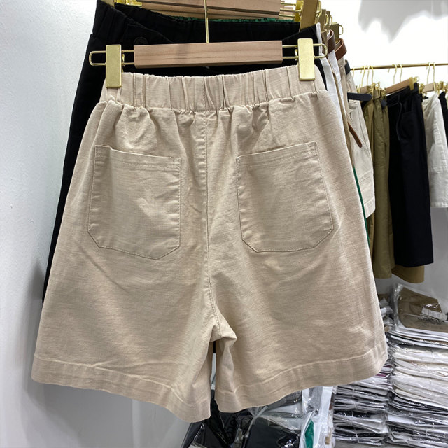 Fat mm five-point wide-leg shorts a casual loose