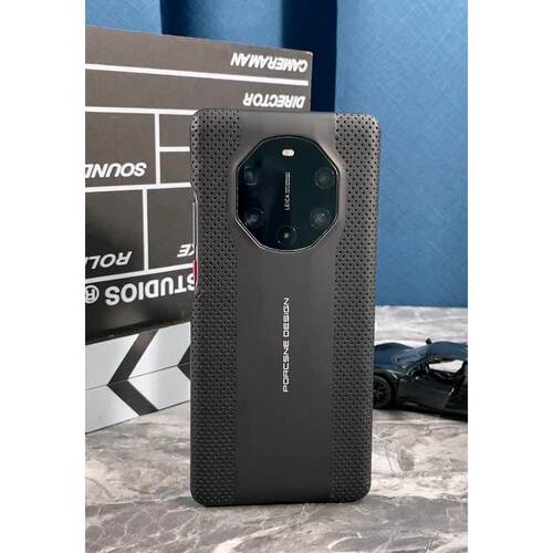 原装正品适用华为保时捷mate40rs手机壳超薄全包mt40rs真皮保护套蜂窝纹散热mt防摔外壳情侣配件女款男mete高 - 图2