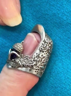 独立站新款创意Open Nail Acorn Thimble家居开口钉橡子顶针工具