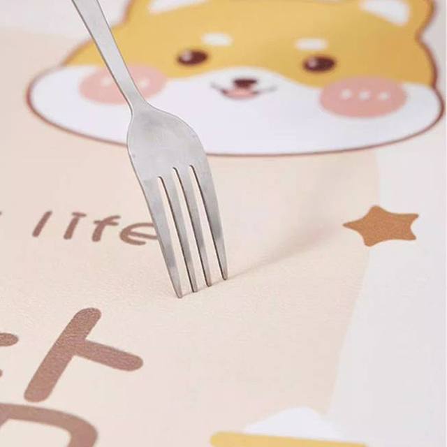 Small and fresh dining table cushion rectangular non-washing and anti-scalding tea table top cover cushion light luxury high-quality waterproof and oil-proof tablecloth