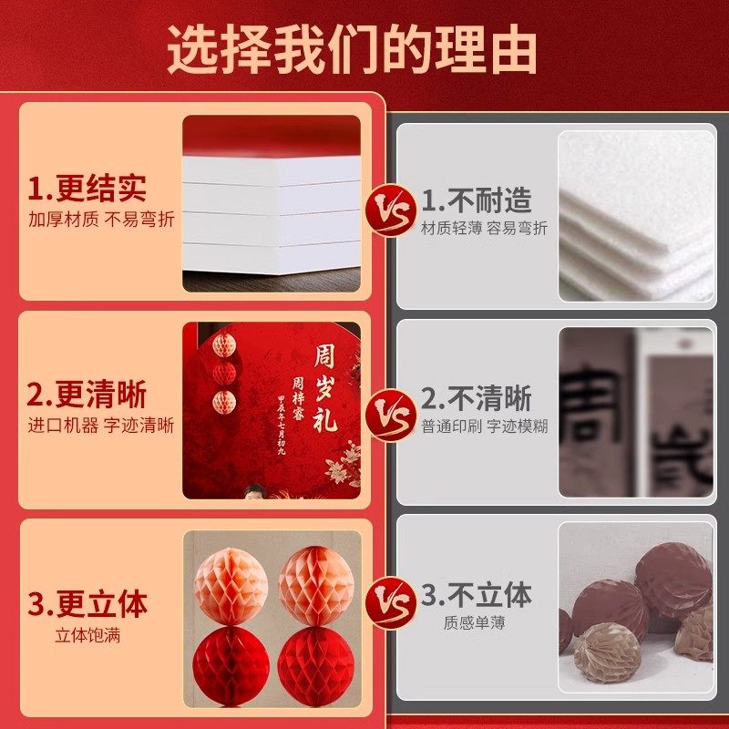 一周岁仪式生日布置装饰场景抓周用品背景墙中式龙宝宝红色kt板,淘宝优惠券,粉丝福利购,淘宝优惠卷