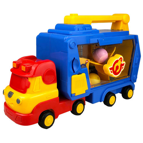 奥迪双钻超级飞侠多利声光扭蛋机扭蛋车扭扭球音乐载具车玩具套装-图0
