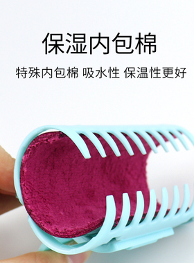 新品带隔热棉保温夹子美发烫发工具数码烫陶瓷烫防热艾.文烫耐高