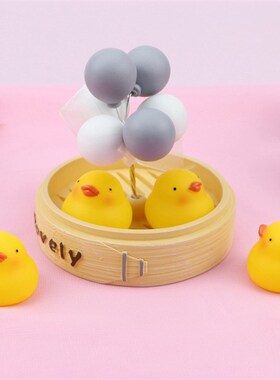 新品汽车内饰少女心装饰r蒸笼摆件可爱个性小动物桌面摆设情人节
