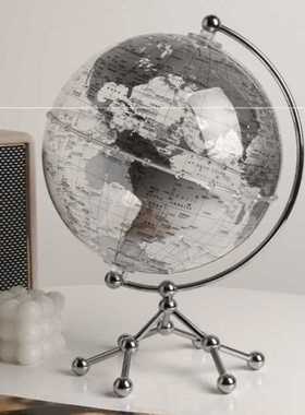极速透明地f球仪摆件轻奢家居客厅办公室桌面饰品JT