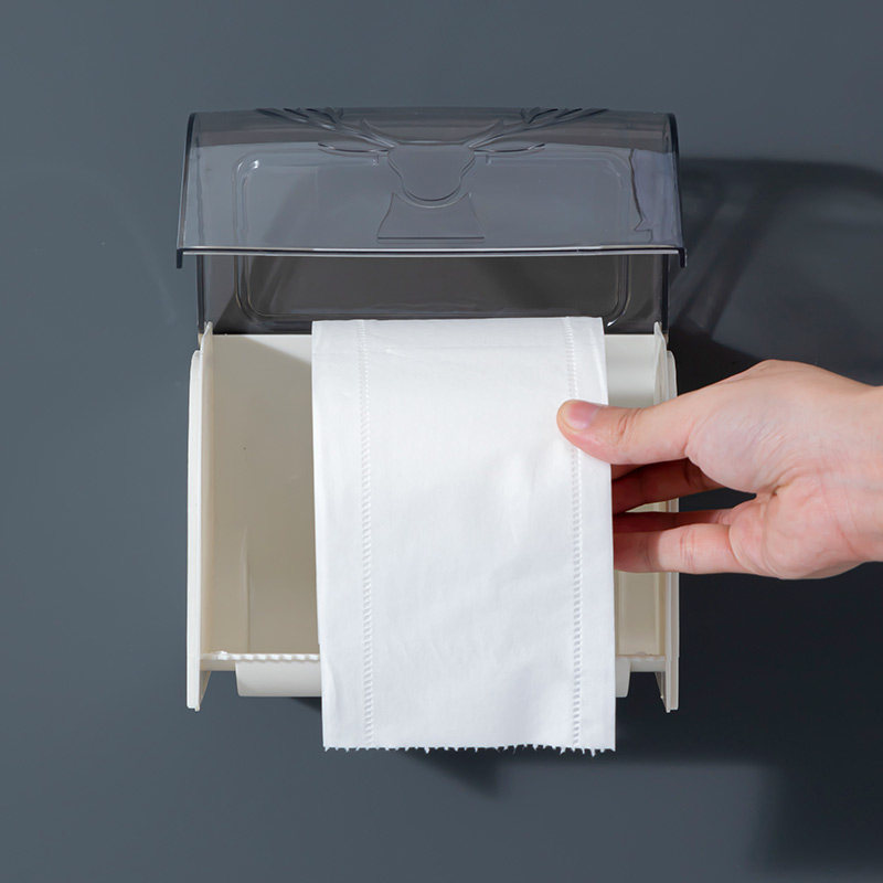 轻奢风免打孔纸巾盒卫生间防水厕所抽纸卷纸盒洗手间收纳浴室壁挂,淘宝优惠券,粉丝福利购,淘宝优惠卷