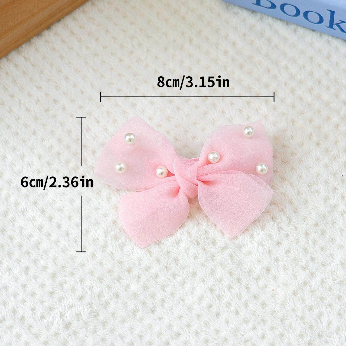 现货宠物服装宠物小狗猫咪粉色珍珠蝴蝶结发夹小型犬狗,淘宝优惠券,粉丝福利购,淘宝优惠卷