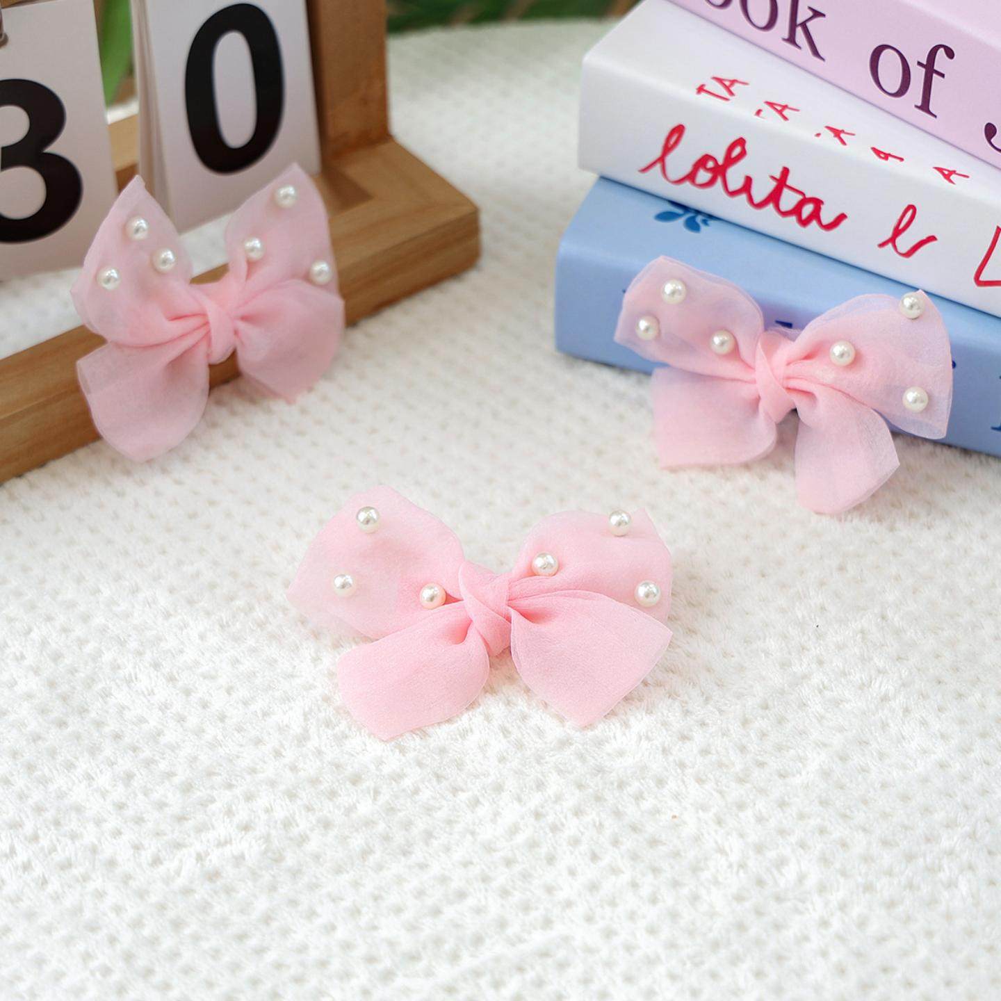 现货宠物服装宠物小狗猫咪粉色珍珠蝴蝶结发夹小型犬狗,淘宝优惠券,粉丝福利购,淘宝优惠卷