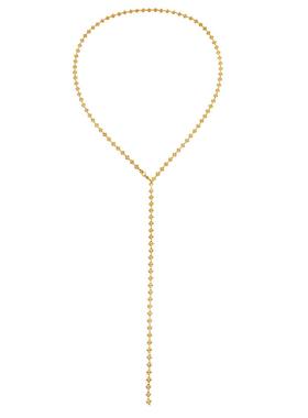 欧美跨境爱心形长款眼睛流苏项链女叠戴多层Y形仿珍珠度假项饰品