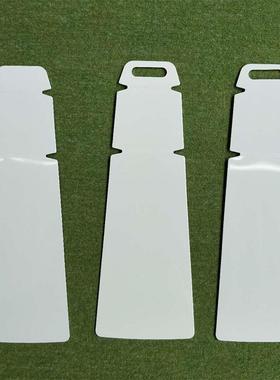 亚马逊新款双面白铝片胶卷铝制相框支架铝制书签铝片激光刻字饰品