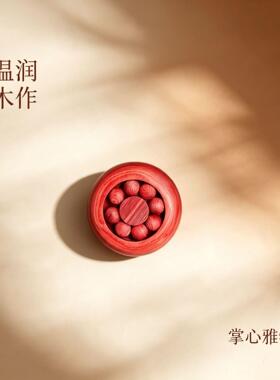 天然实木木质雕刻手把件创意文玩手部解压把玩物件