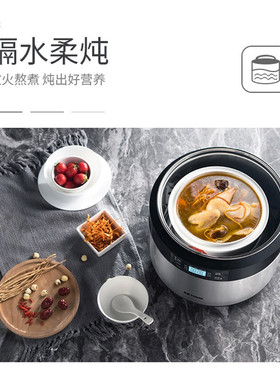 天际不锈钢隔水全自动煲汤炖锅