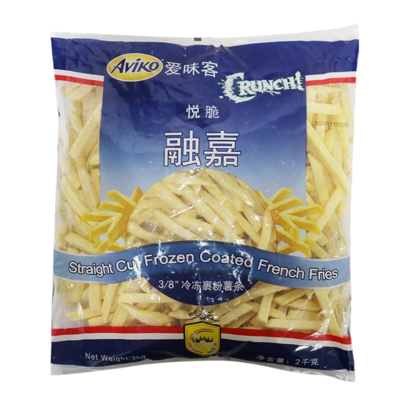爱味客悦脆融嘉裹粉薯条冷冻半成品小吃空气炸锅3/8粗薯条商用 - 图3