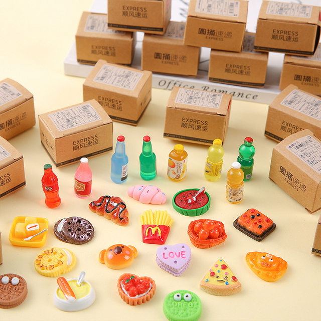 Internet celebrity mini express blind box children's mini food play