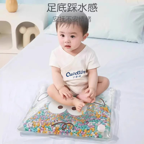 2025新款婴幼儿踩水袋蒙氏早教益智必备玩具儿童踩豆豆感官训练袋 - 图1