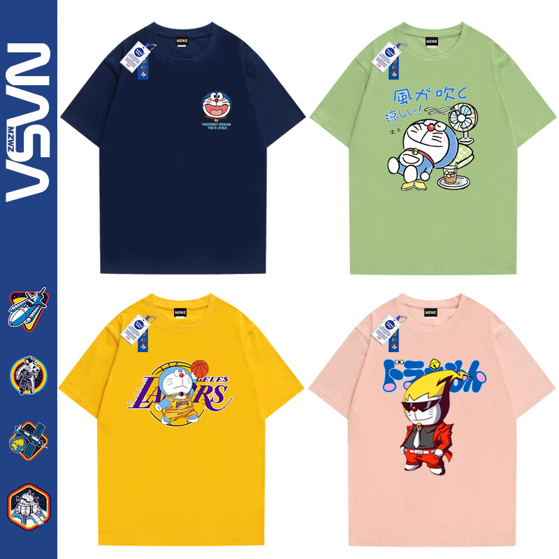 多啦a梦联名定制情侣叮当猫t恤 mzwzT恤