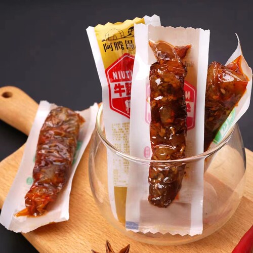 牛蹄筋内蒙古草原特产即食熟食香辣味孜然零食肉类休闲小吃小包装 - 图2