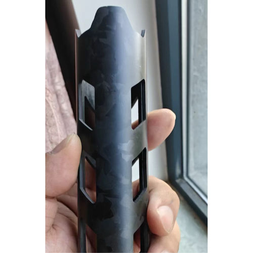 3K碳卷管:5mm---27mm壁厚1mm 3K碳纤管 CNC加工 碳包铝 车牙 攻丝 - 图3