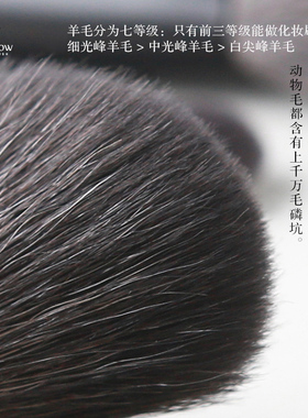 soulshow动物毛迷你便携式化妆刷