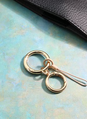 快拆弹簧挂扣钥匙圈环包包挂件修饰收纳归置便携小配件百搭小饰品