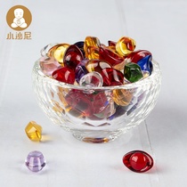 Buddha front for water glass for the Buddhas cup Eight Auspicious Buddha Cup Seven Colorful Crystal Holy Water Cups hidden Seven for eight water supply bowls 6cm