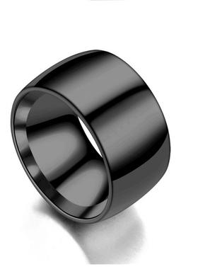 欧美时尚钛钢男士戒指宽版不锈钢光素面戒指跨境热卖饰品