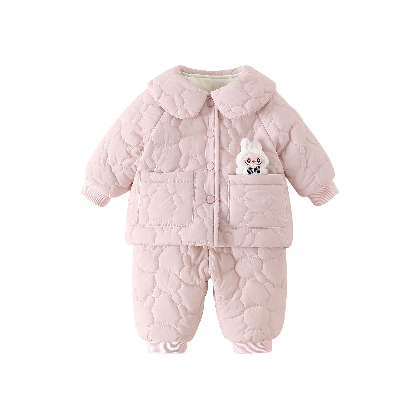 宝宝睡袄男女孩加绒加厚秋冬超厚睡衣儿童保暖家居服套装可爱棉袄,淘宝优惠券,粉丝福利购,淘宝优惠卷