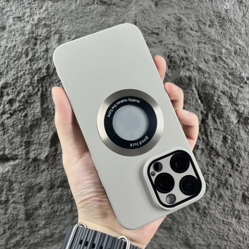 钛灰色带镜头膜适用苹果15ProMax手机壳磁吸iPhone14高级感13Pro新款12全包17p磨砂16pro防摔保护套超薄男女