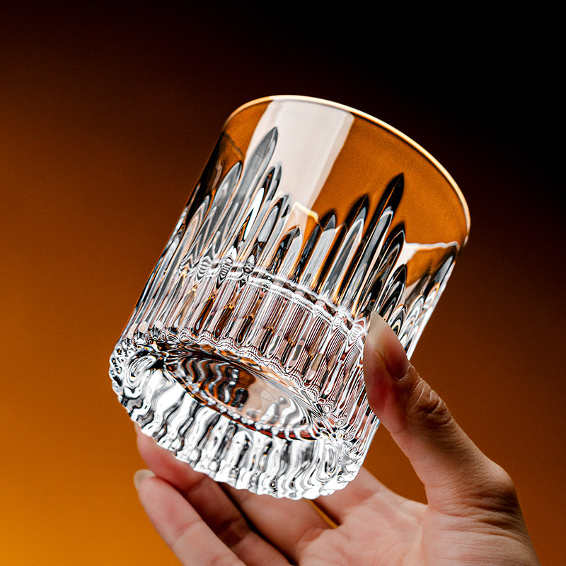 轻奢高档玻璃威士忌杯家用酒吧高端刻花雕花洋酒杯高级感白兰地杯,淘宝优惠券,粉丝福利购,淘宝优惠卷