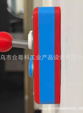 复古接机游戏摇杆开关面板3d打印立体按键改装辅助开关贴控制