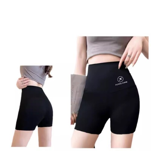 鲨鱼安全裤女防走光夏季不卷边收腹提臀冰丝无痕薄款大码打底短裤 - 图3