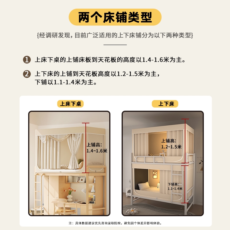 全遮光学生宿舍蚊帐床帘全包一体式上铺窗帘大学强遮光下铺可伸缩 - 图2
