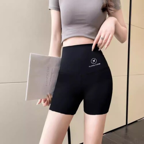鲨鱼安全裤女防走光夏季不卷边收腹提臀冰丝无痕薄款大码打底短裤 - 图2