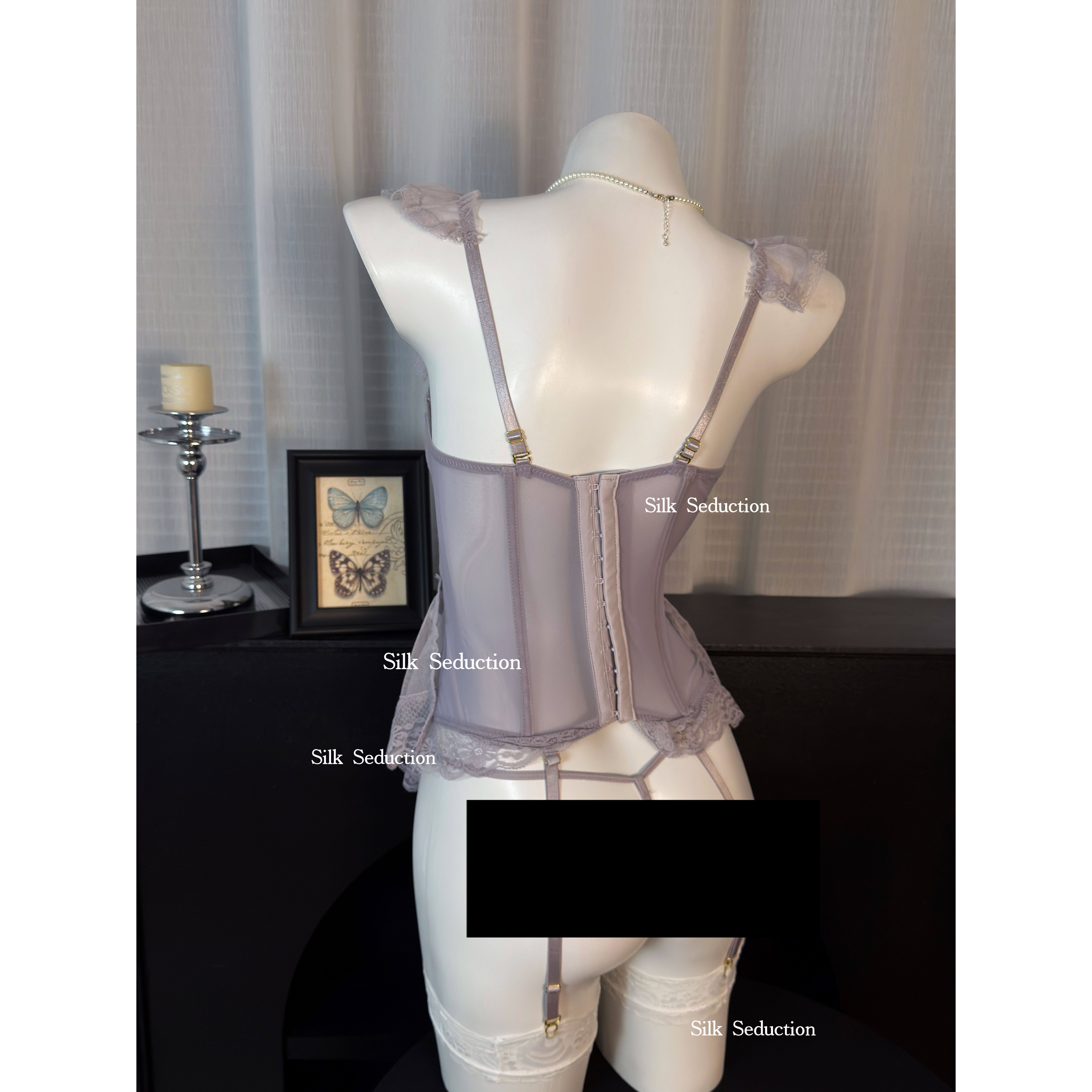 FUNNY KITTEN性感蕾丝吊带睡裙女小胸聚拢带胸垫纯欲透视睡衣套装,淘宝优惠券,粉丝福利购,淘宝优惠卷