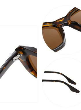 外贸个性潮流太阳镜女士猫眼