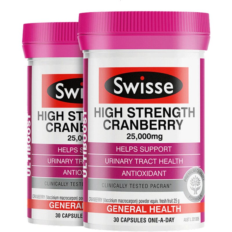 【2件起售】澳洲进口swisse浓缩胶囊 EYOU海外蔓越莓