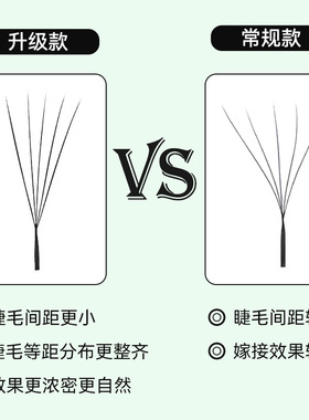 小口窄口五叶草5D跨境自然浓密不散根编织美睫专用批发嫁接假睫毛