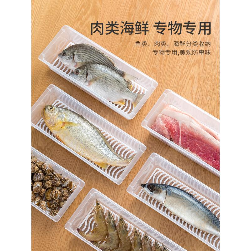 冰箱收纳盒冻肉分格盒子冷冻保鲜盒食物分装盒食品级冰箱专用整理