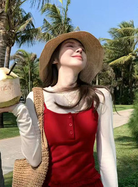 潼澄印记休闲度假草帽女夏季