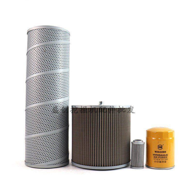 现代挖掘机R215 225-7三菱空气机油柴油油水滤芯液压回油进油配件,淘宝优惠券,粉丝福利购,淘宝优惠卷