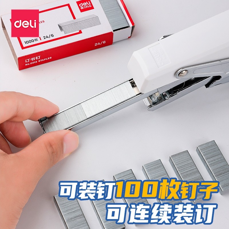 Deli hand-held stapler labor-saving type