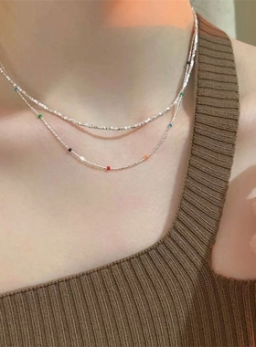 pdpd合金合金/镀金/镀银圆珠项链