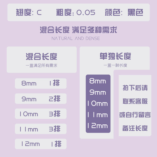 3D夹心仙子三叶草睫毛漫画仙女款升级四叶草浓密花仙草美睫店专用 - 图3