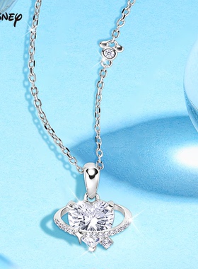 迪士尼925银恋爱星球项链礼物